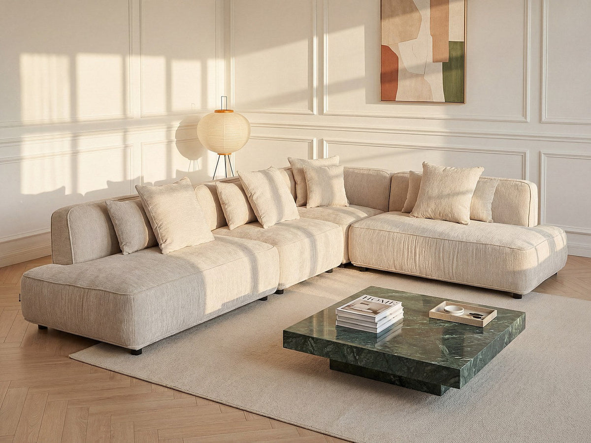 Canapé modulable beige