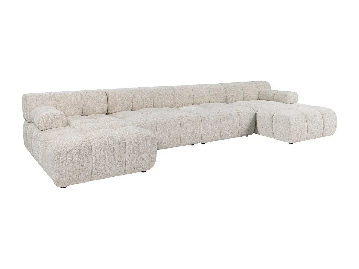 Canapé Modulable - Inspiration Déco : Le FACIVIL Beige et Taupe pour un Salon Élégant