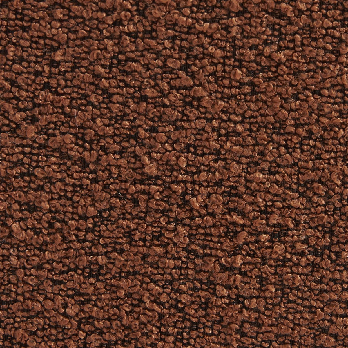 Lot de 2 Chauffeuses Modulables en Bouclette Texturée Terracotta Terracotta - vue 5