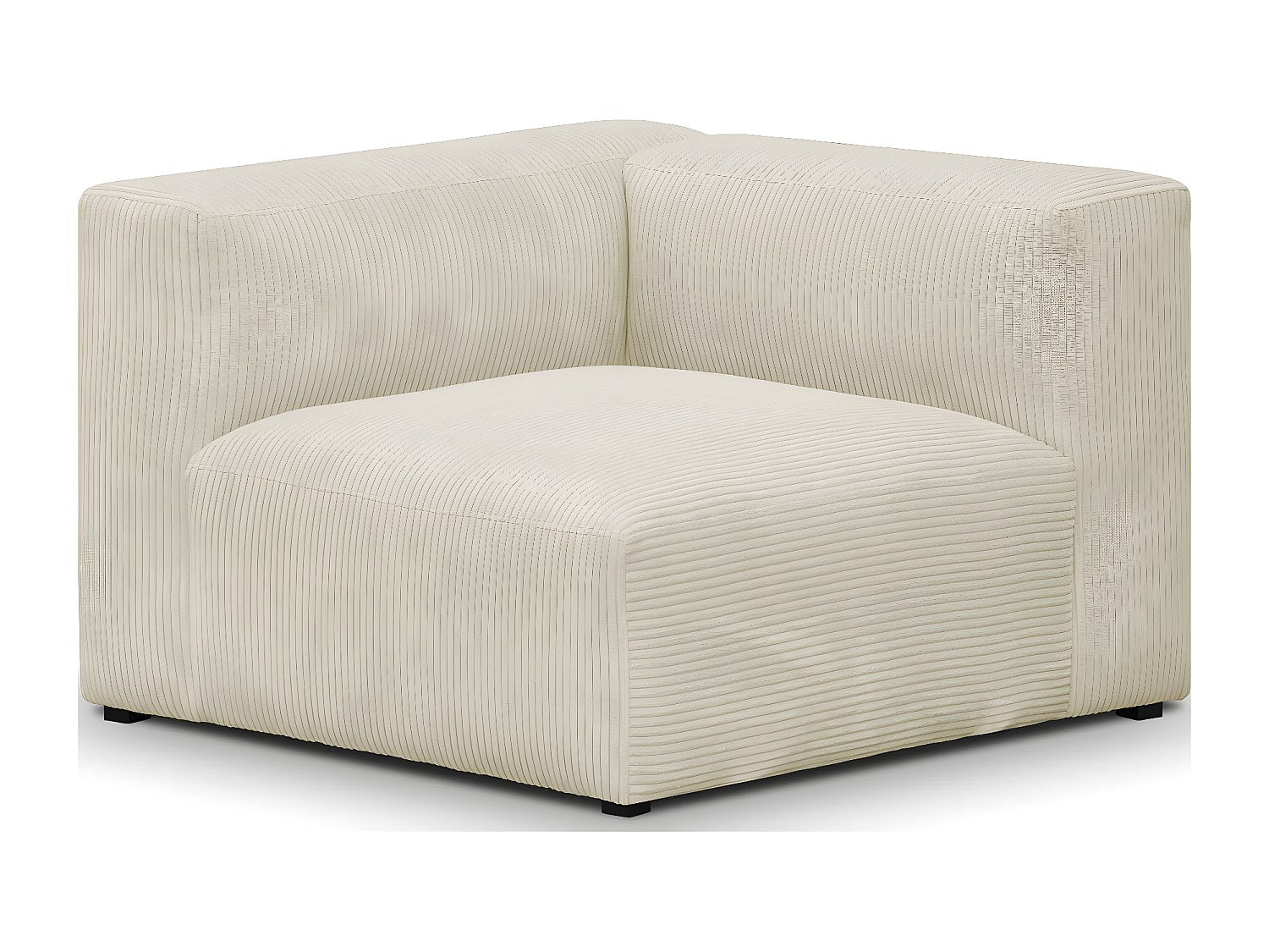Chauffeuse modulable beige velours