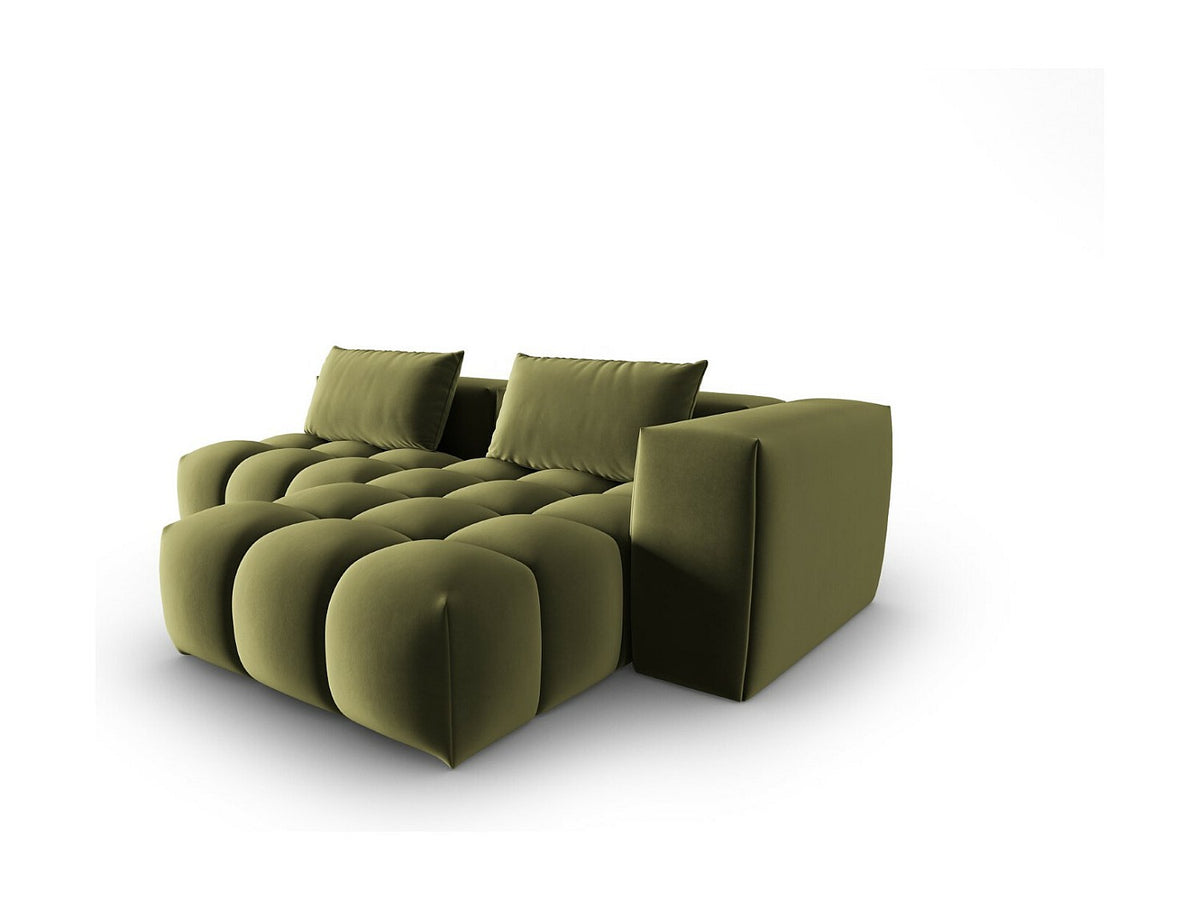 Canapé modulable 3 places vert velours