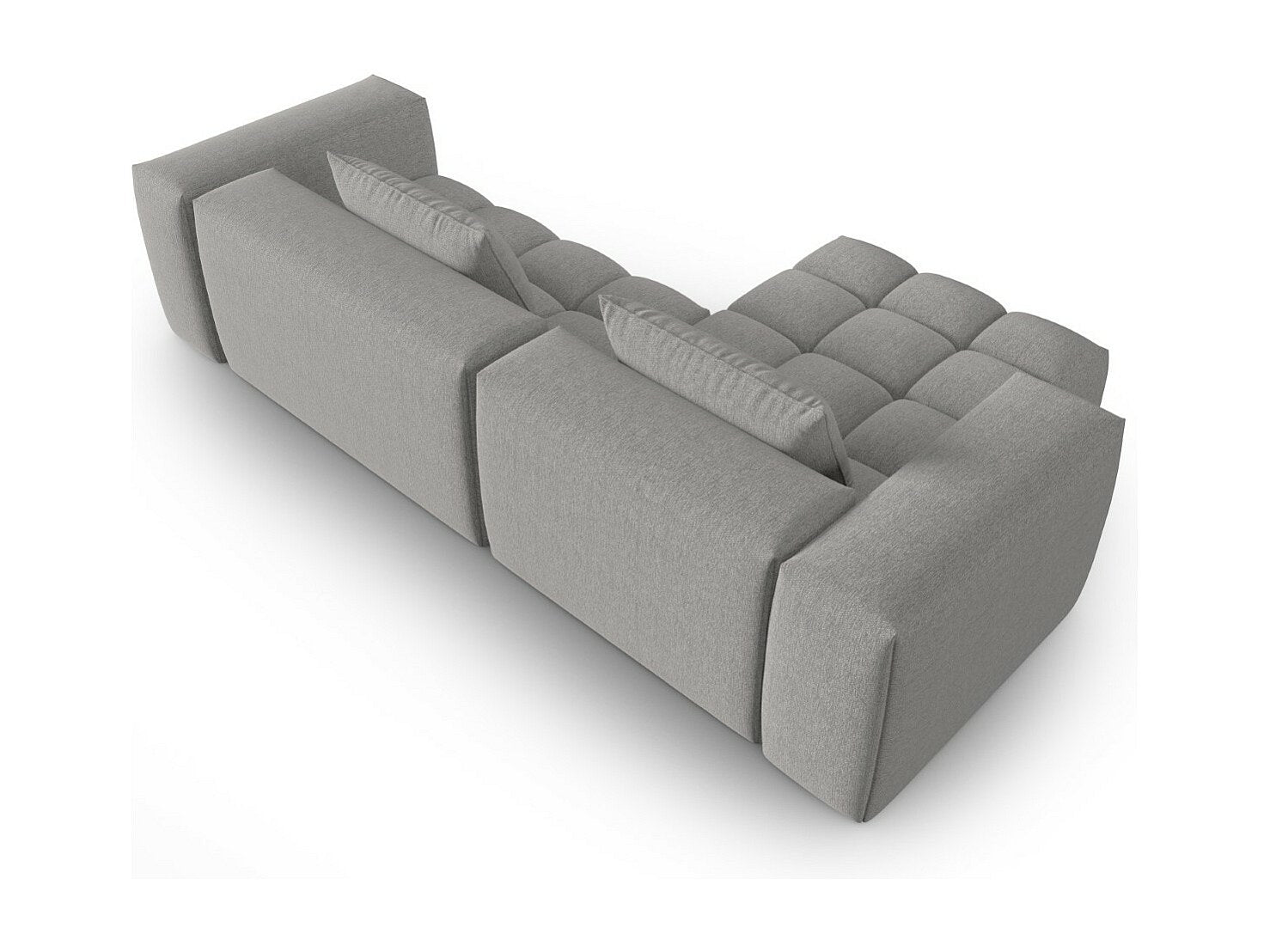 Canapé modulable 3 places beige tissu