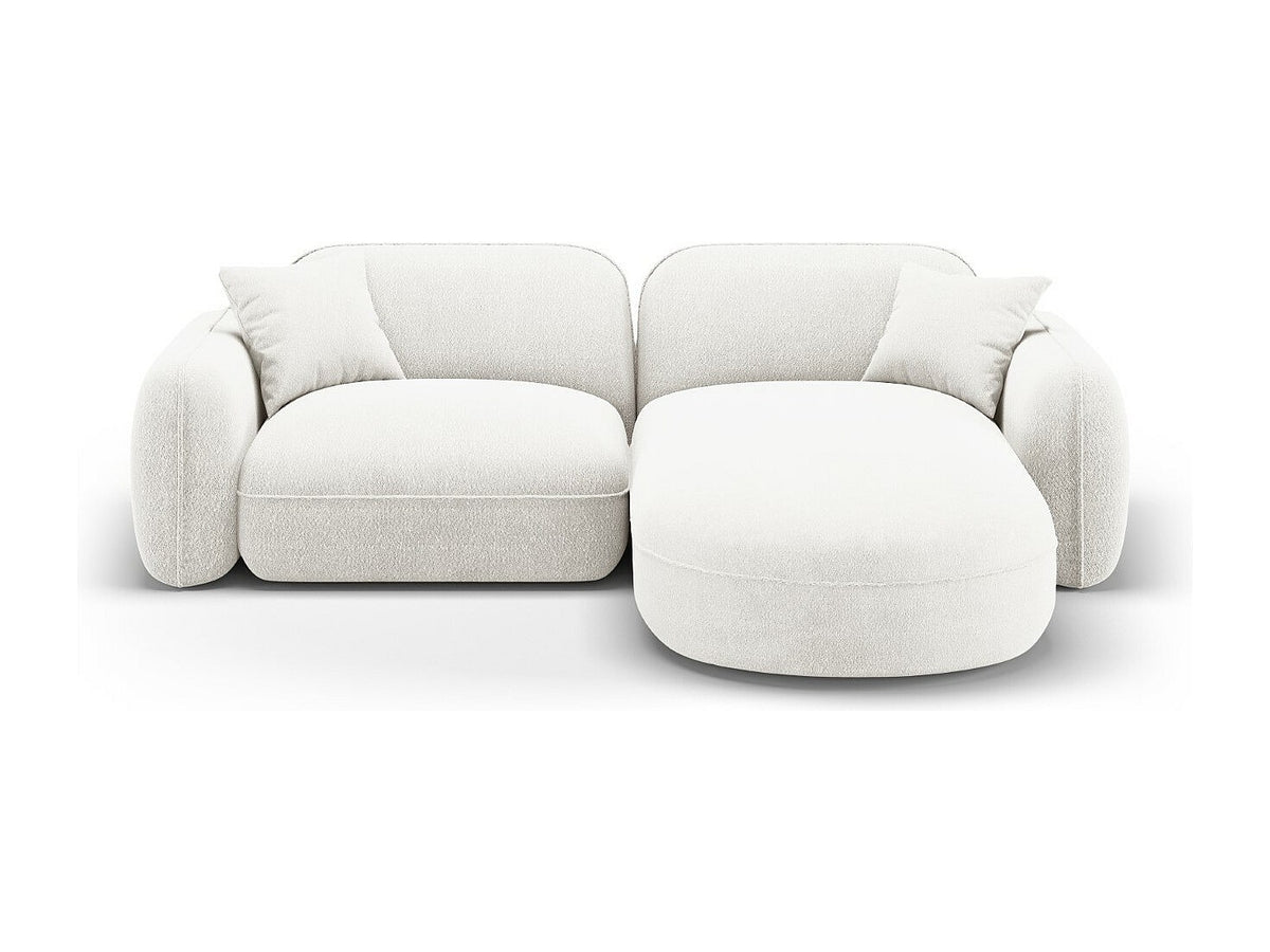 Canapé modulable 3 places beige velours