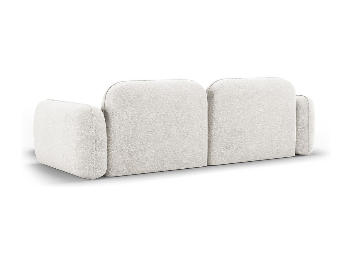 Canapé modulable 3 places beige velours