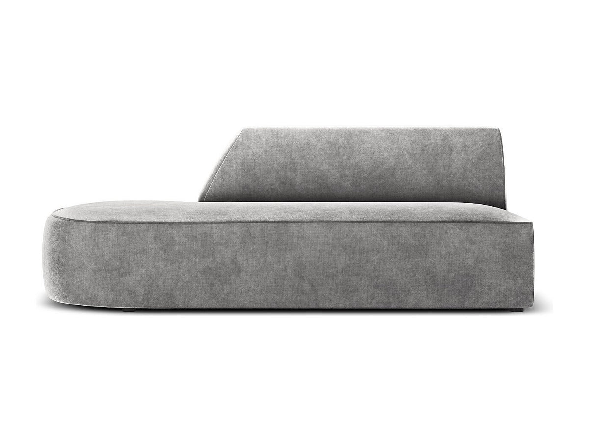 Canapé modulable 2 places gris velours - Charles