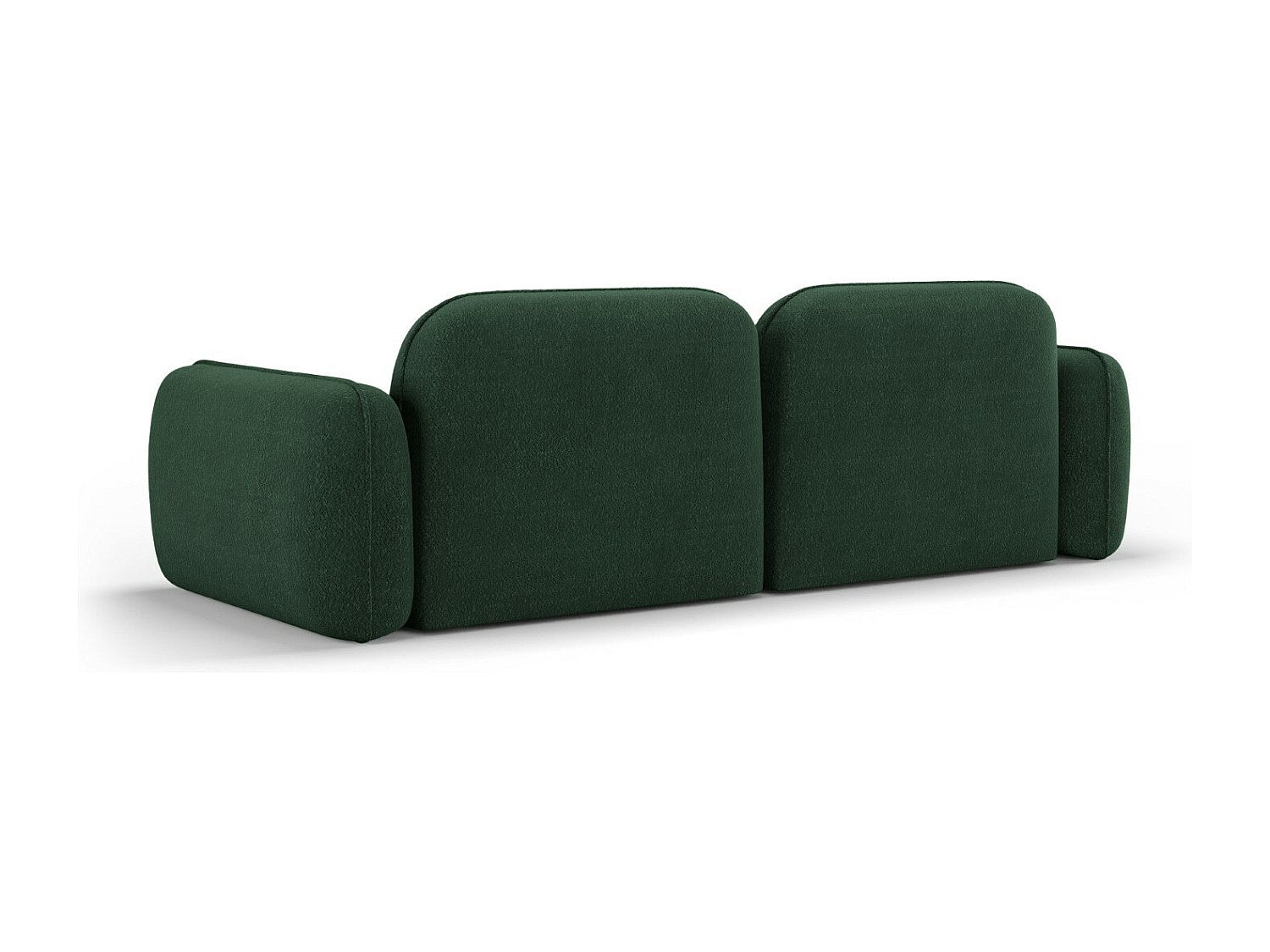 Canapé modulable 3 places vert velours