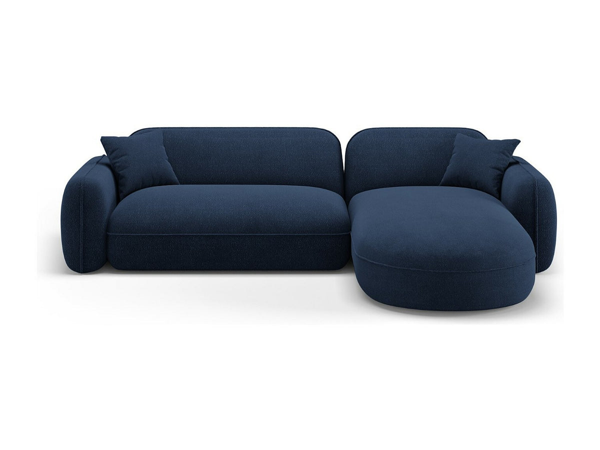 Canapé modulable 4 places bleu velours