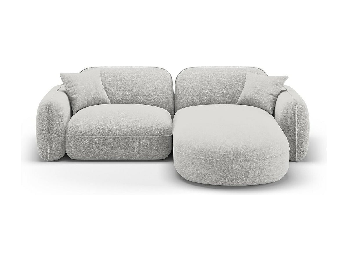 Canapé modulable 3 places gris velours