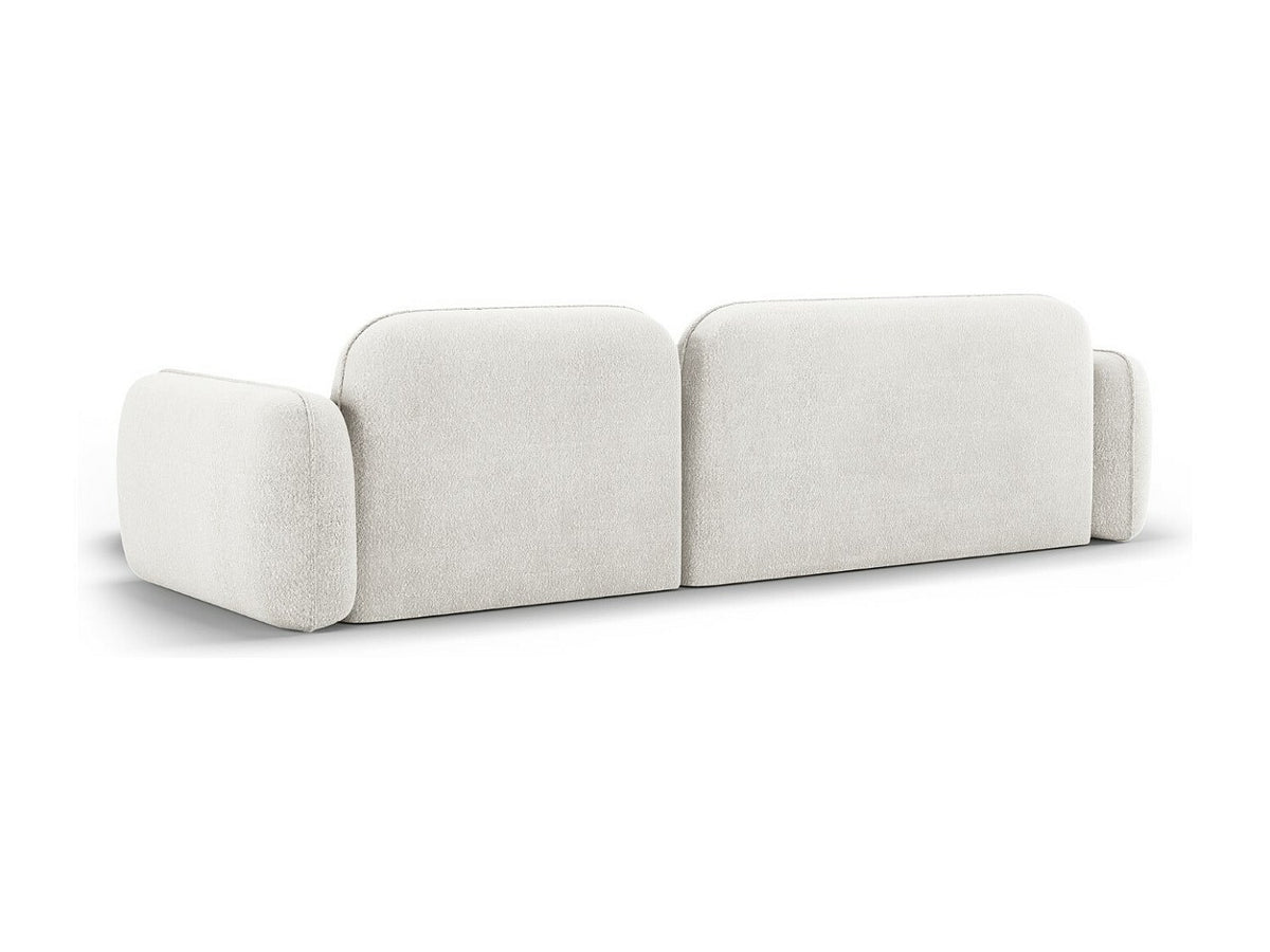 Canapé modulable 4 places beige velours