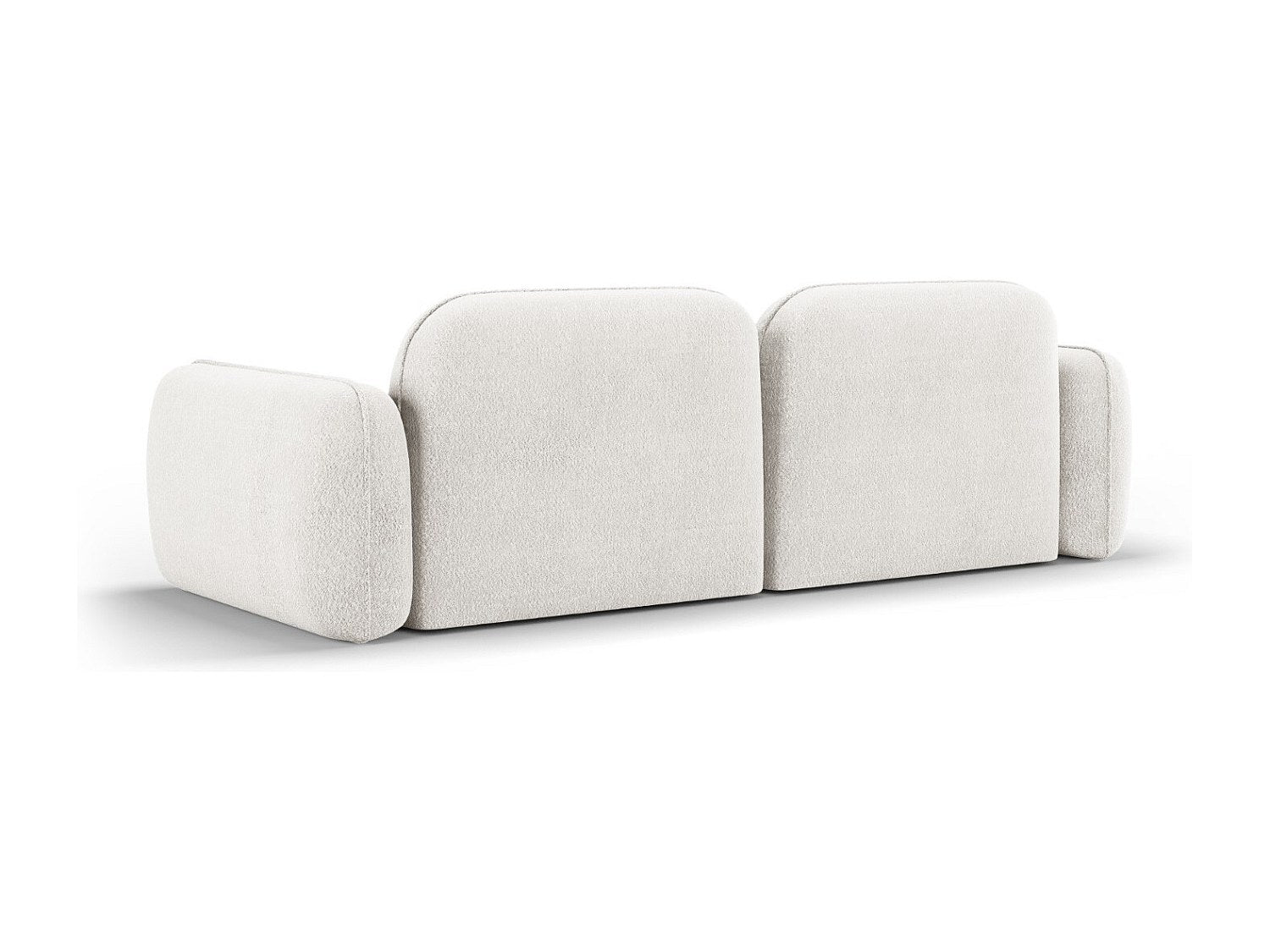 Canapé modulable 3 places beige velours