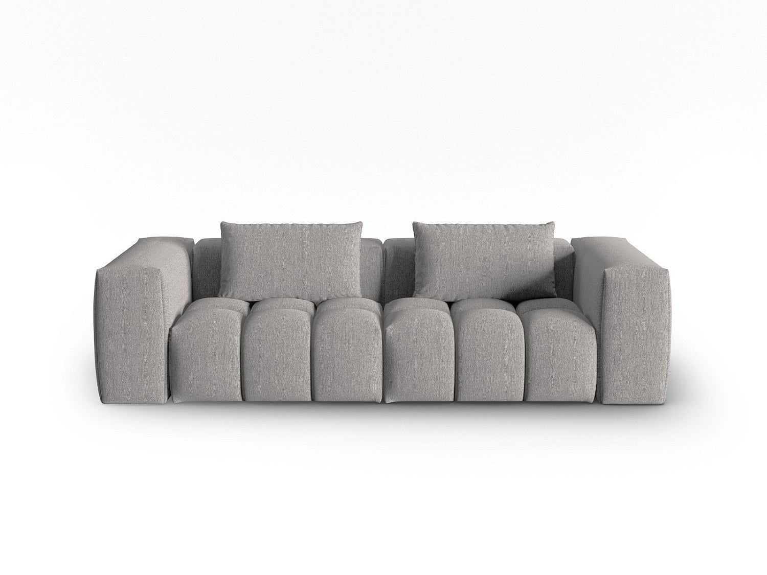 Canapé modulable 3 places beige tissu