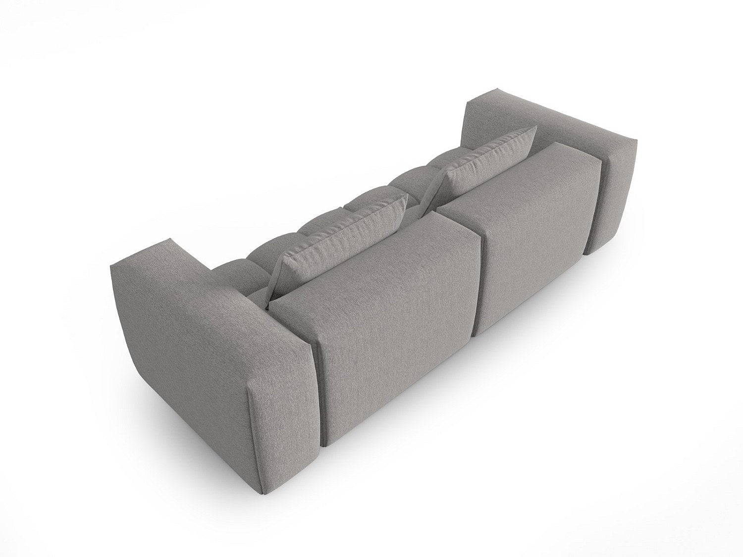 Canapé modulable 3 places beige tissu