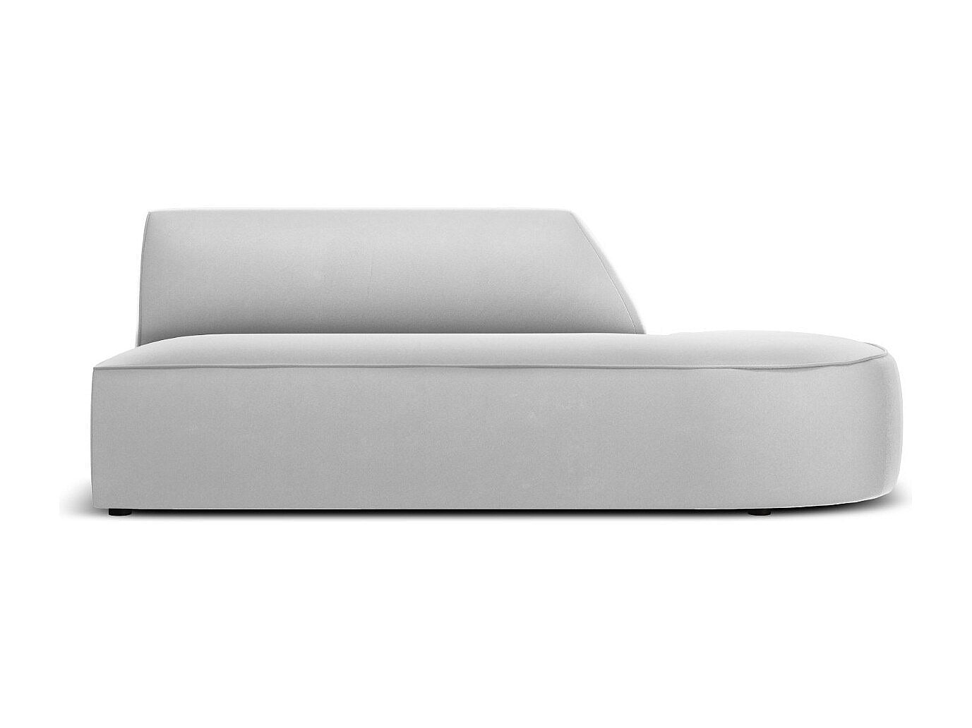Canapé modulable 2 places gris velours - Charles