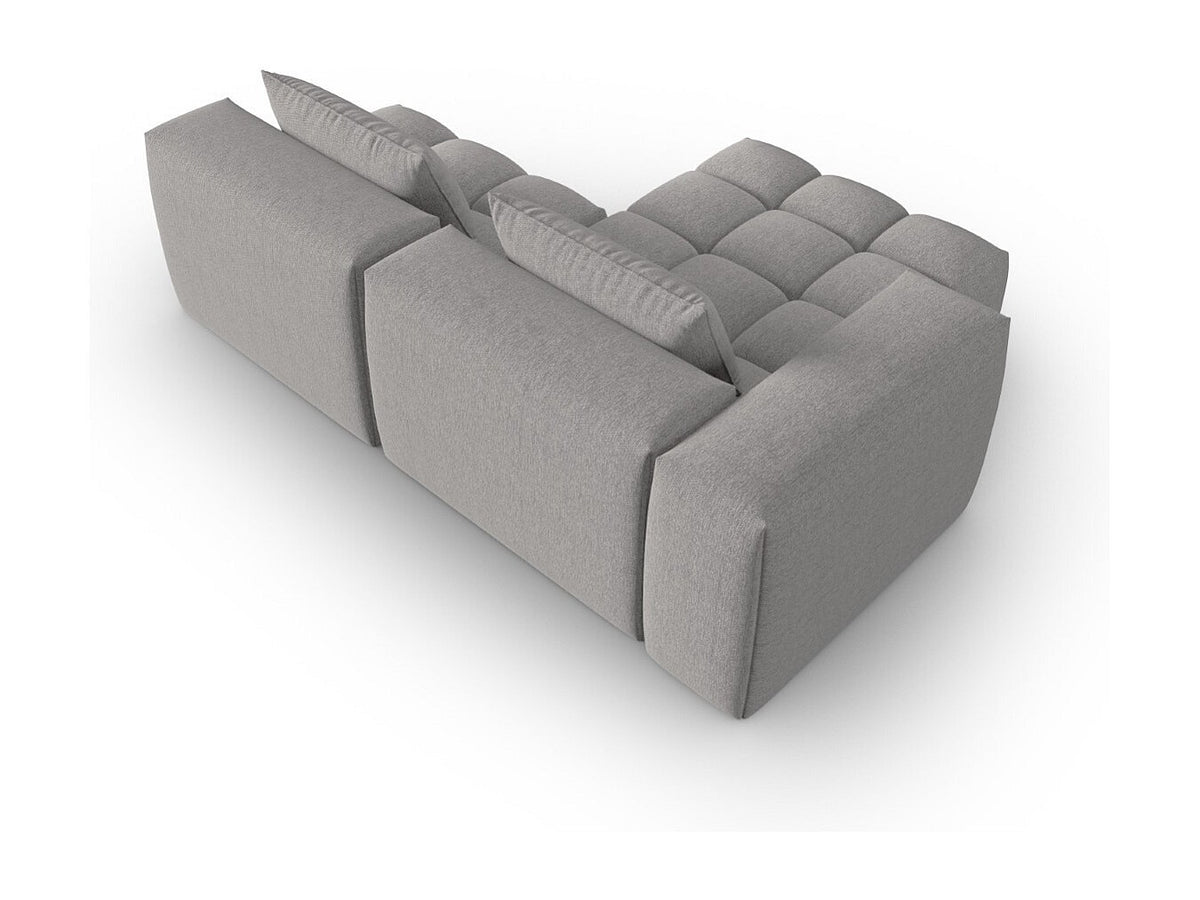 Canapé modulable 3 places beige tissu