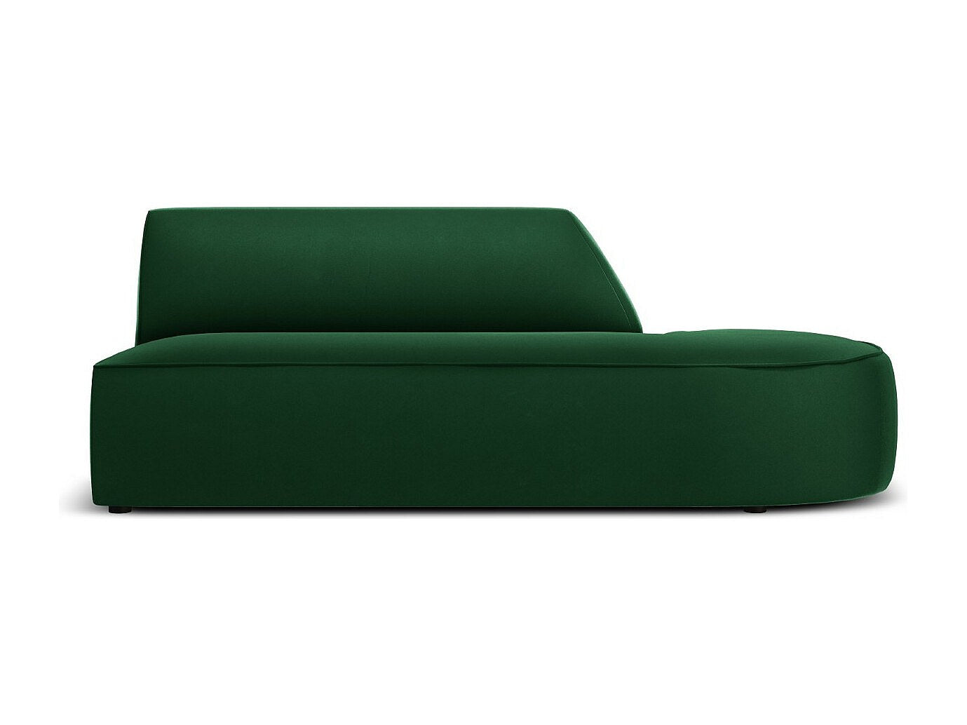 Canapé modulable 2 places vert velours - Charles
