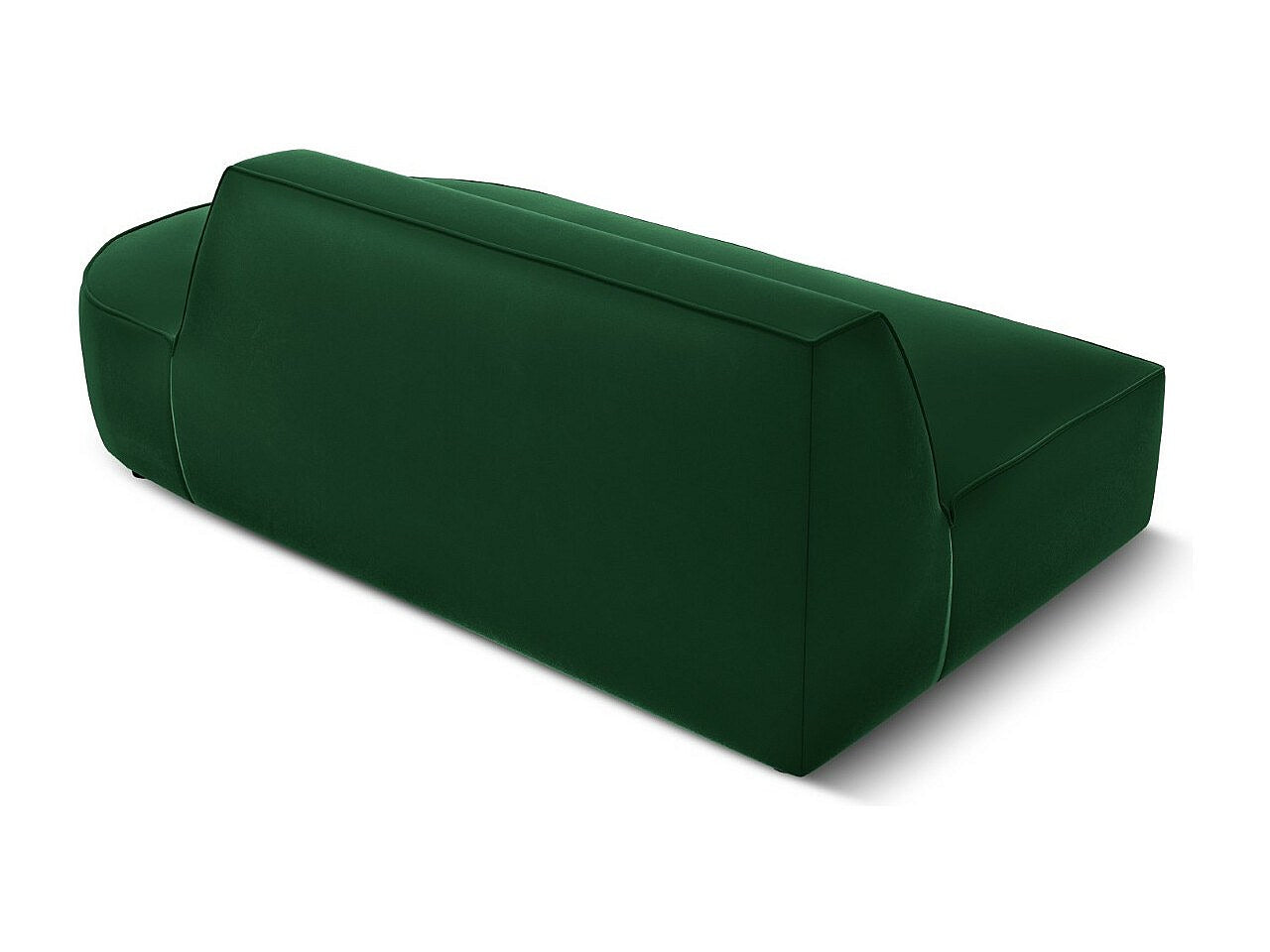 Canapé modulable 2 places vert velours - Charles