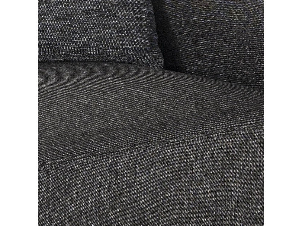 Méridienne pour canapé modulable 3 places gris tissu