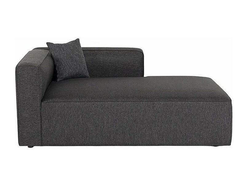 Canapé modulable 3 places gris tissu