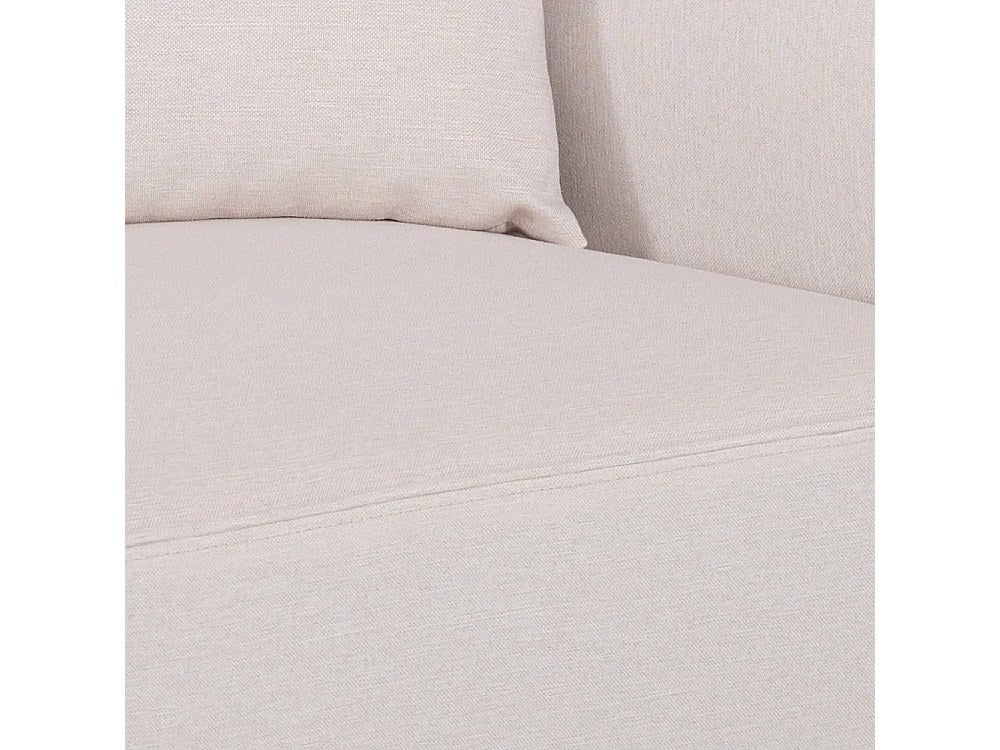 Canapé modulable 3 places beige tissu