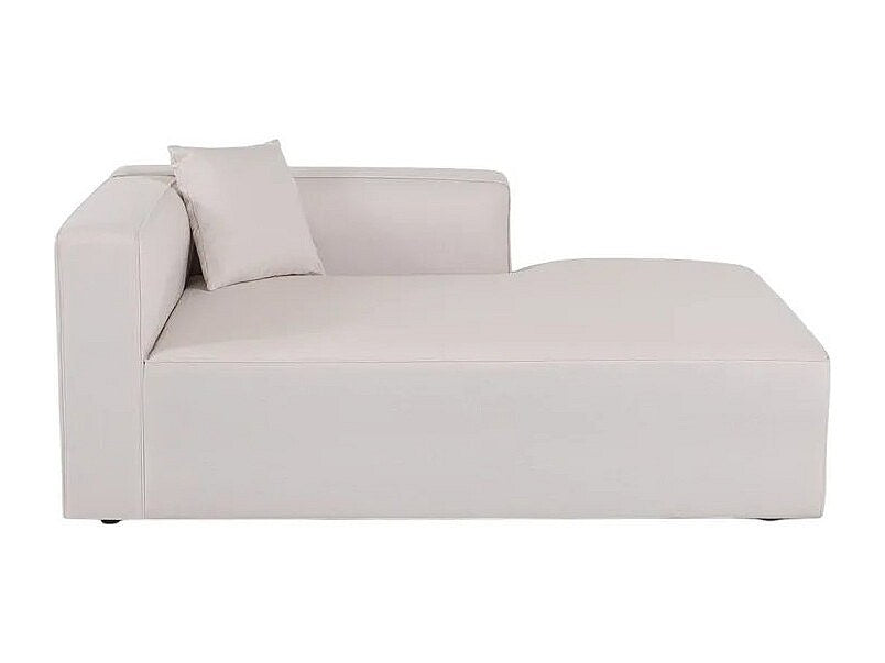 Canapé modulable 3 places beige tissu