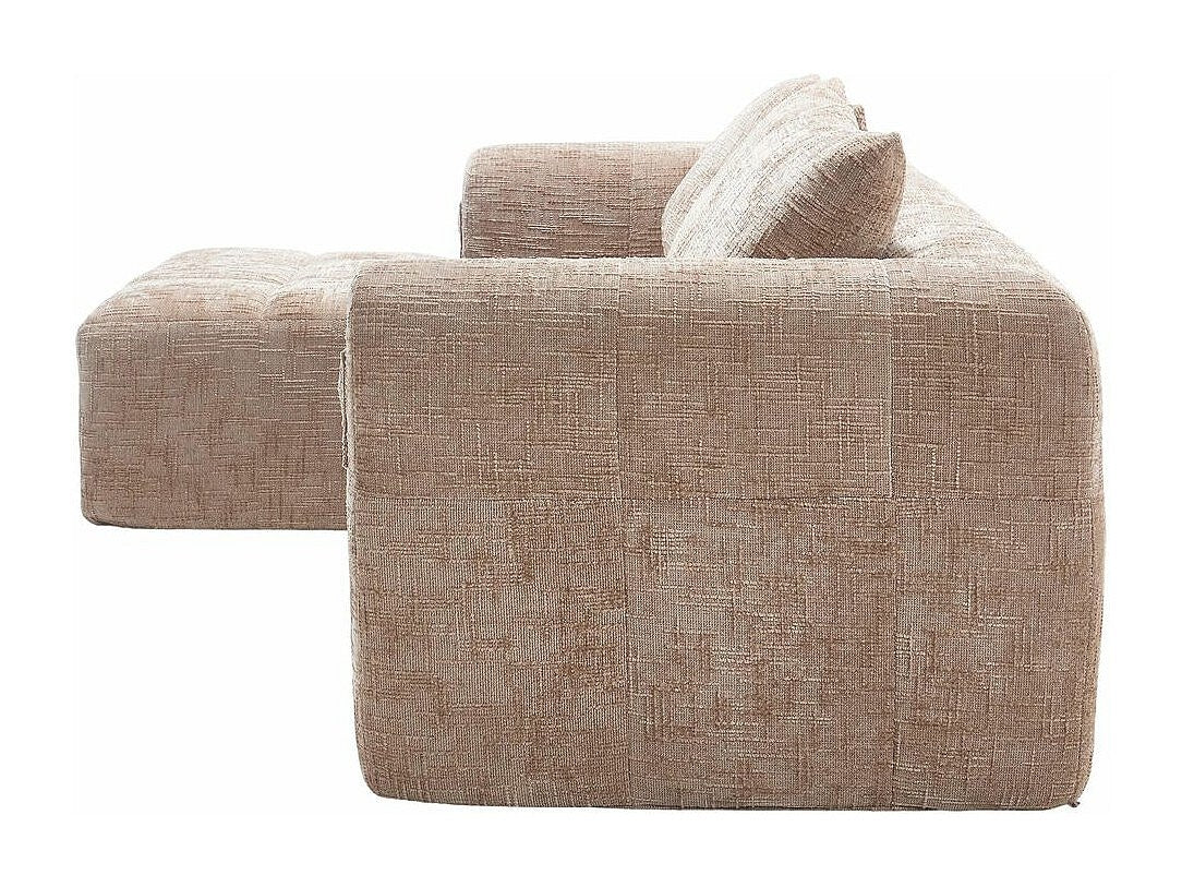 Canapé modulable 3 places vert tissu