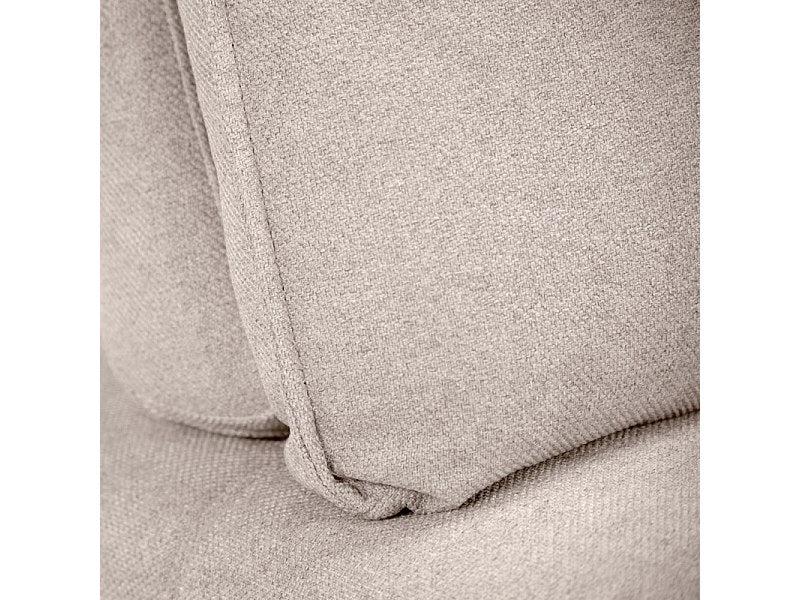 Angle pour canapé modulable beige tissu - Gina