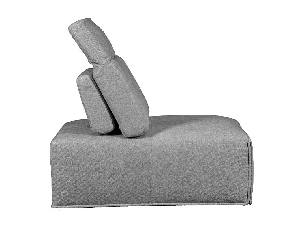Chauffeuse modulable gris tissu - Living