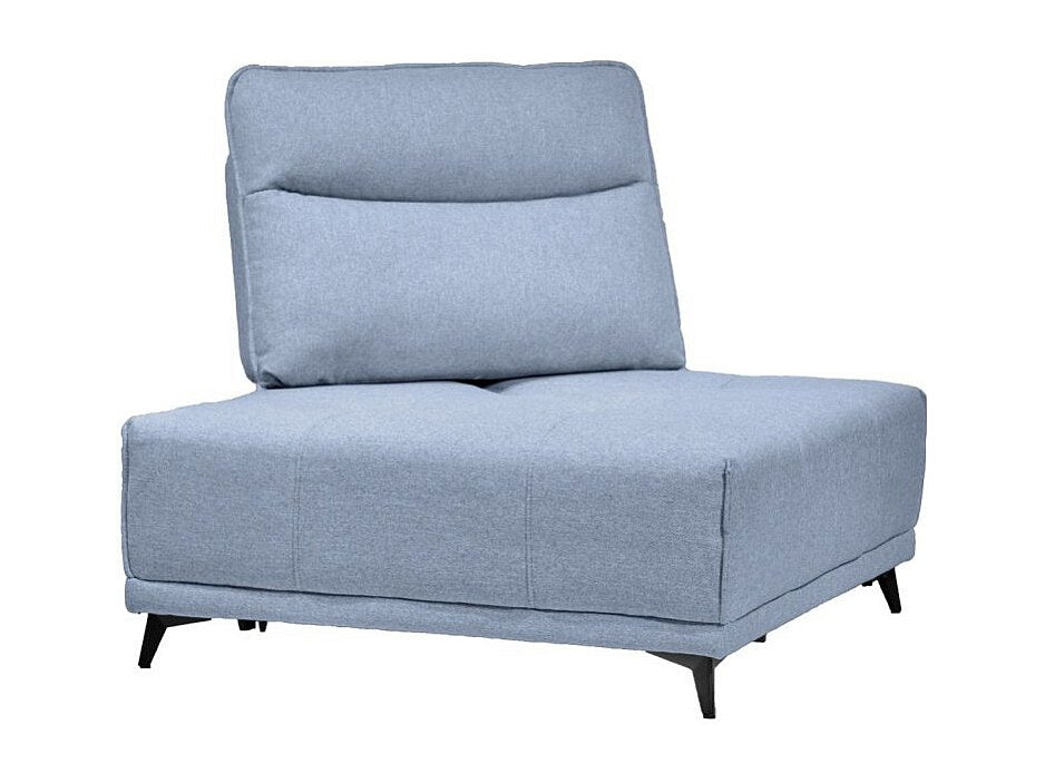Angle pour canapé modulable bleu tissu - Gina