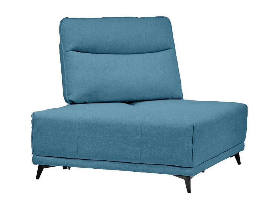 Angle pour canapé modulable bleu tissu - Gina