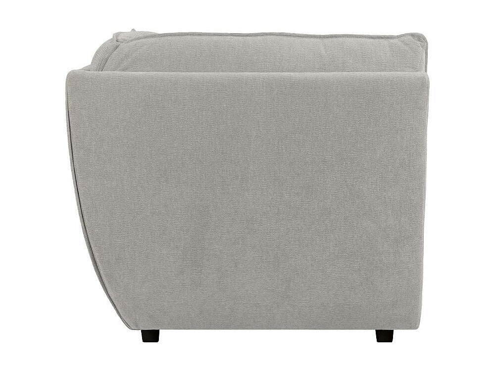 Angle pour canapé modulable gris tissu - Charles