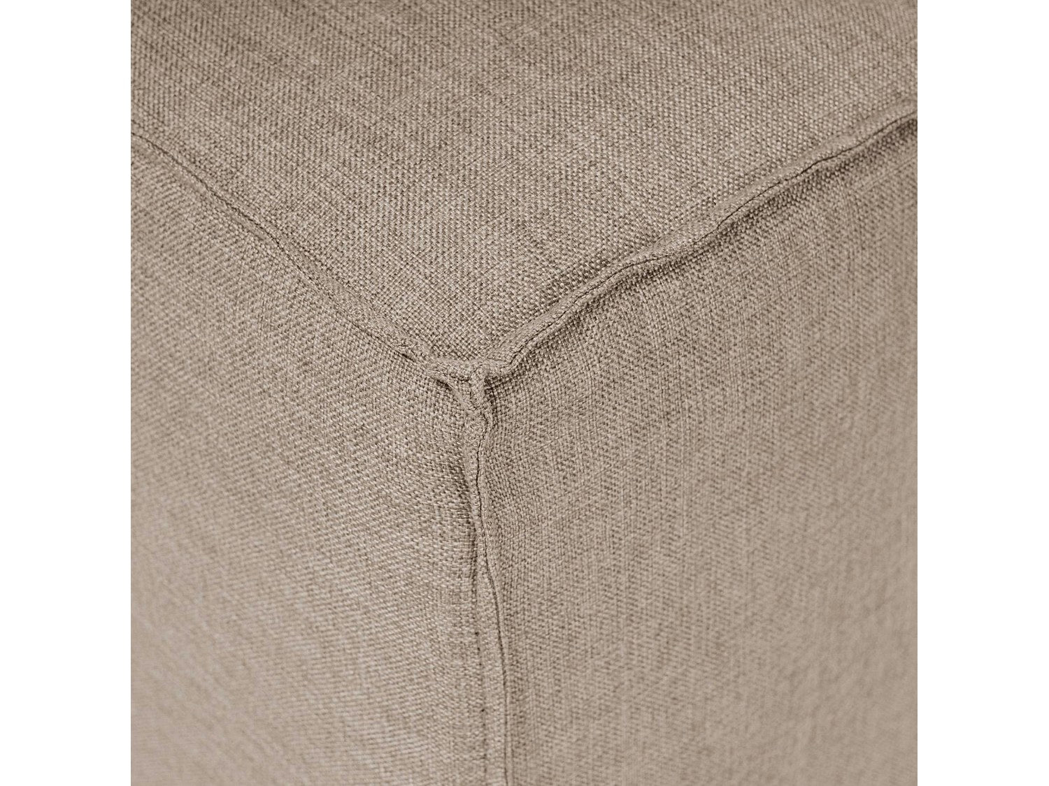 Angle pour canapé modulable taupe tissu
