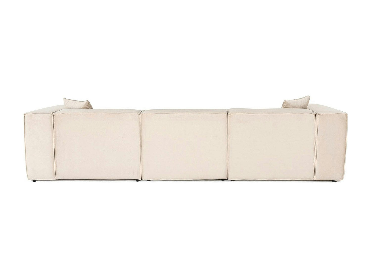 Angle pour canapé modulable beige tissu
