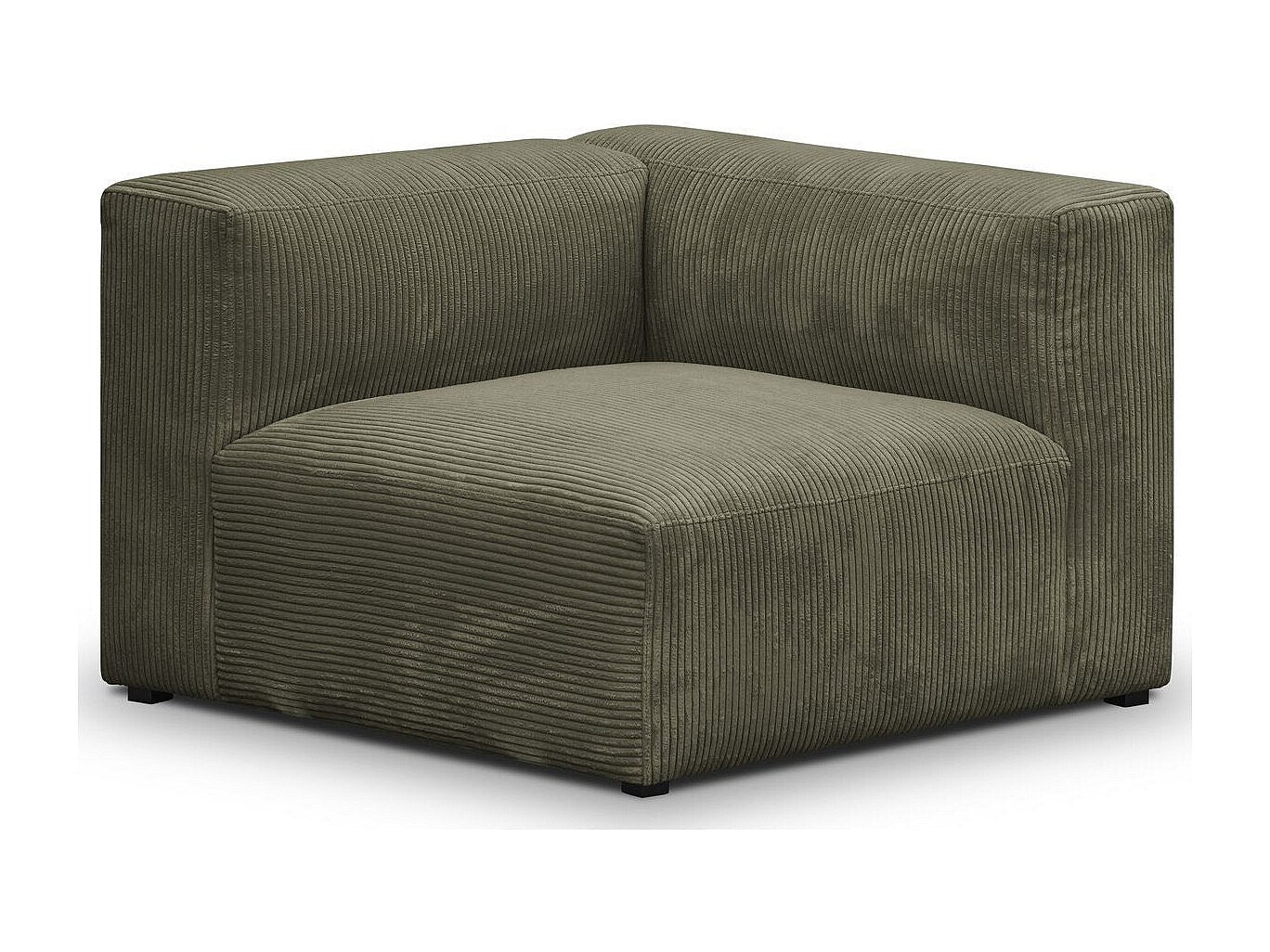 Chauffeuse modulable vert velours