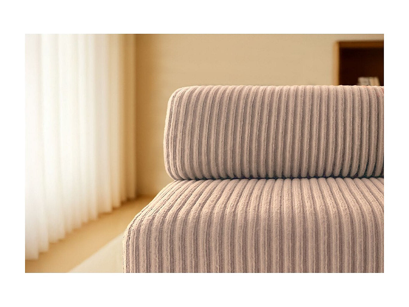 Canapé modulable convertible 2 places marron velours