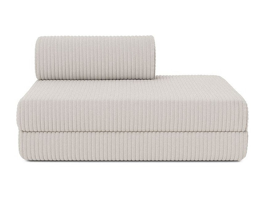 Canapé modulable convertible 2 places blanc velours