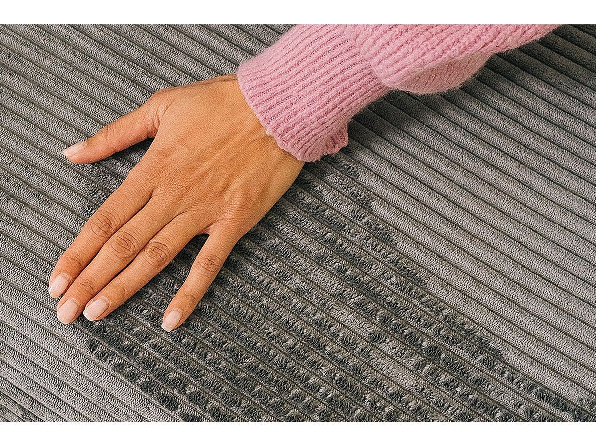 Canapé modulable convertible 2 places gris velours