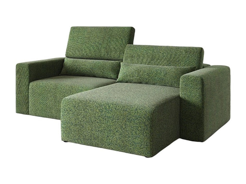 Canapé modulable vert tissu