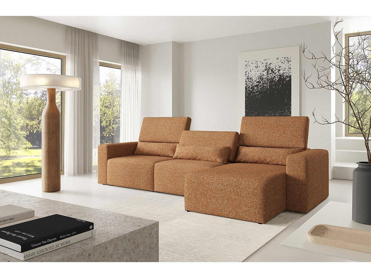 Canapé modulable tissu