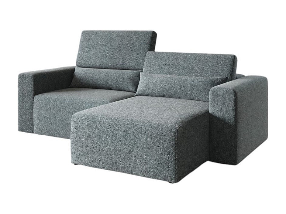 Canapé modulable bleu tissu