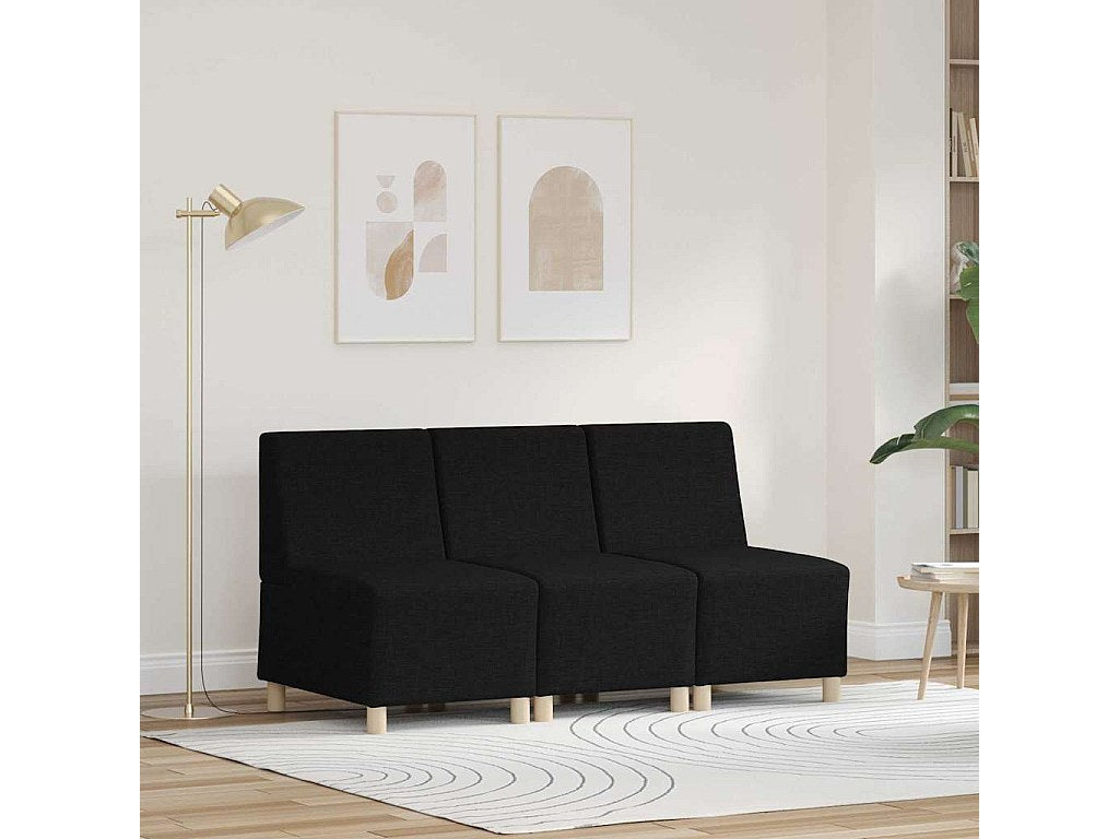 Canapé modulable noir
