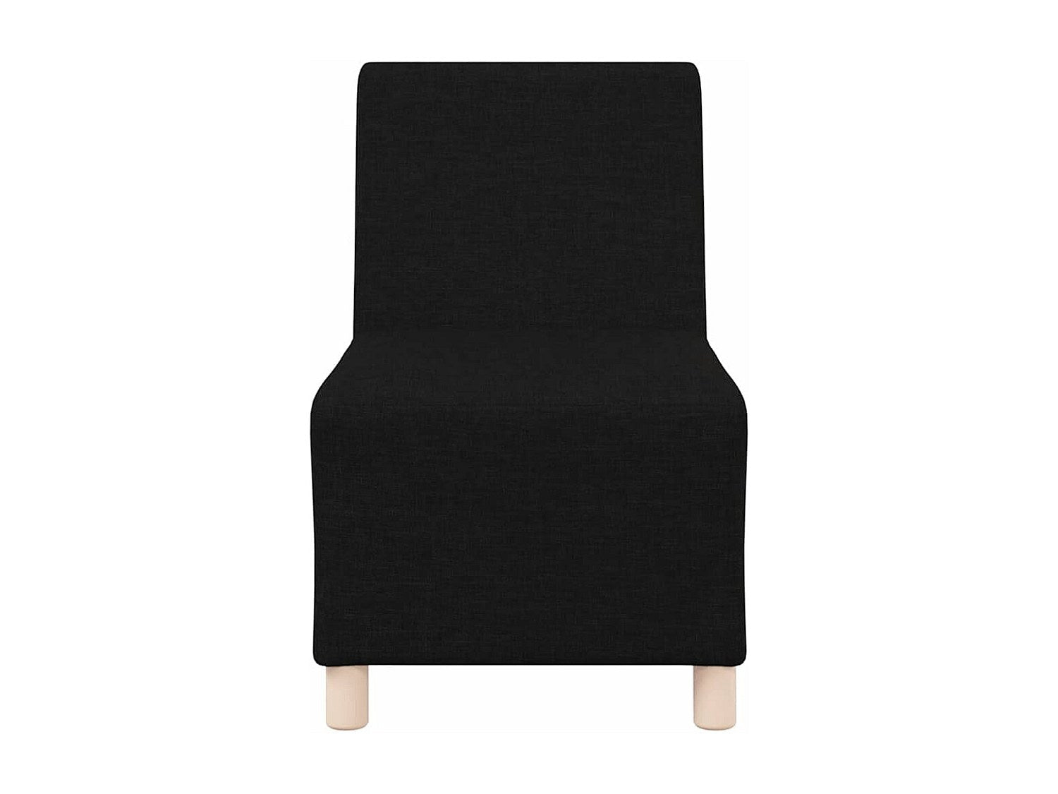 Canapé modulable noir tissu