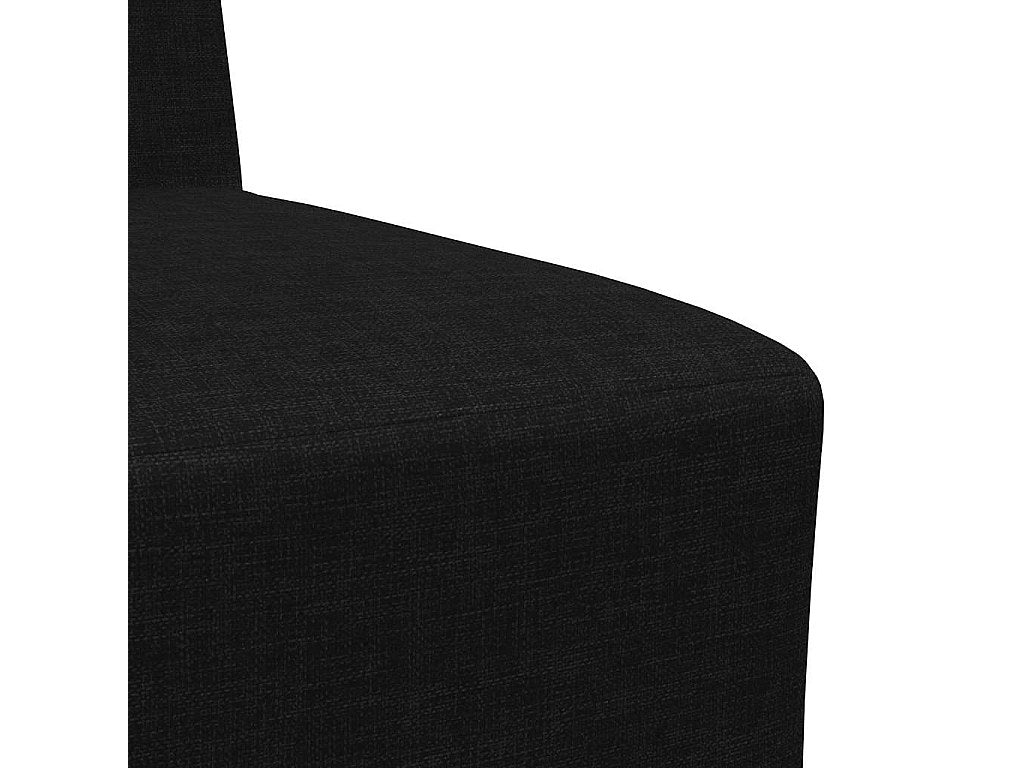 Canapé modulable noir tissu