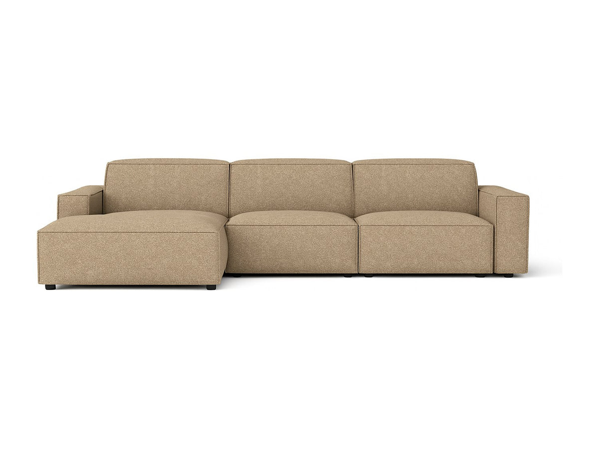 Canapé modulable marron tissu