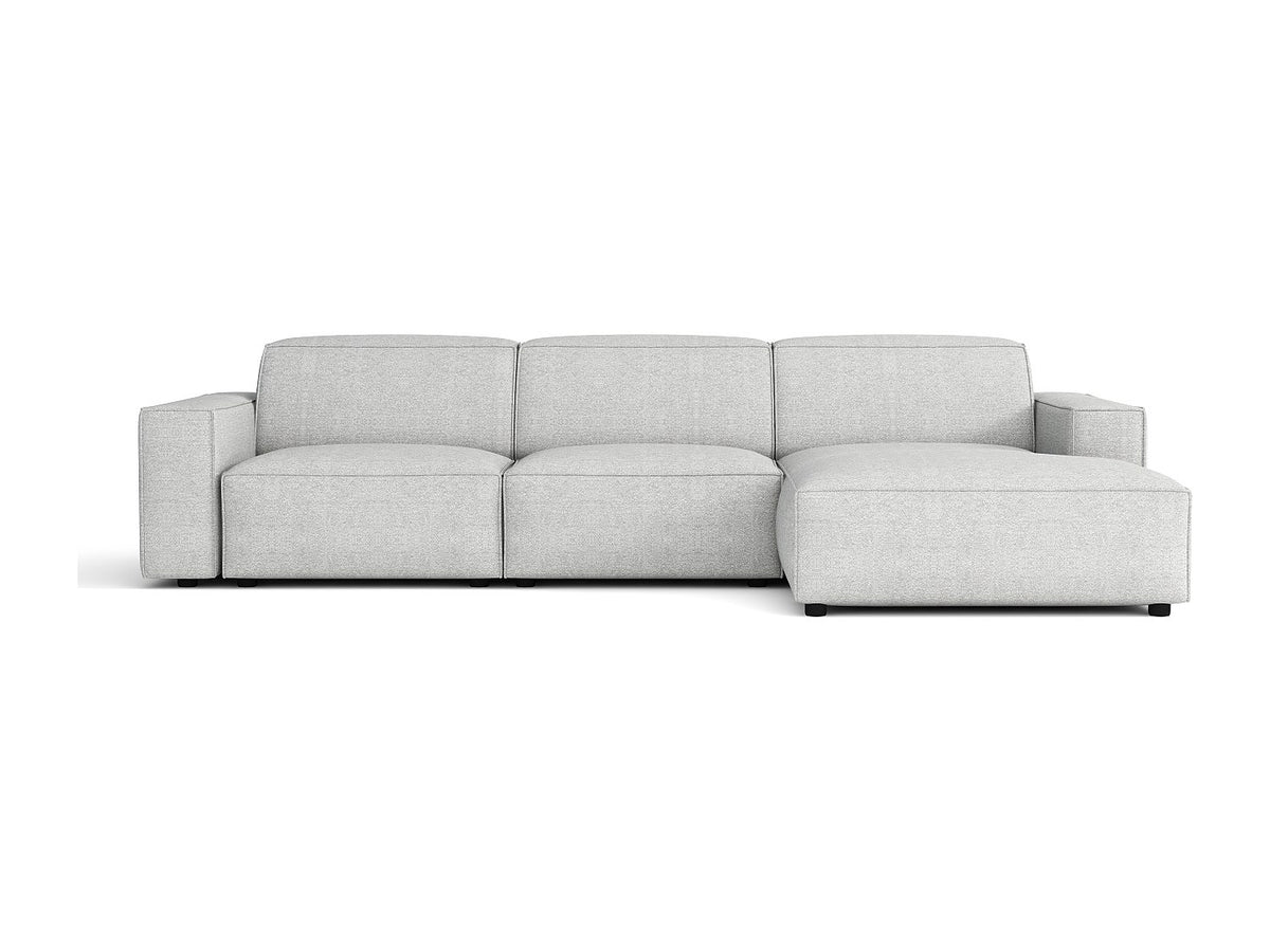 Canapé modulable gris tissu