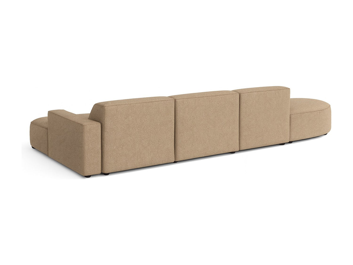 Angle pour canapé modulable marron tissu