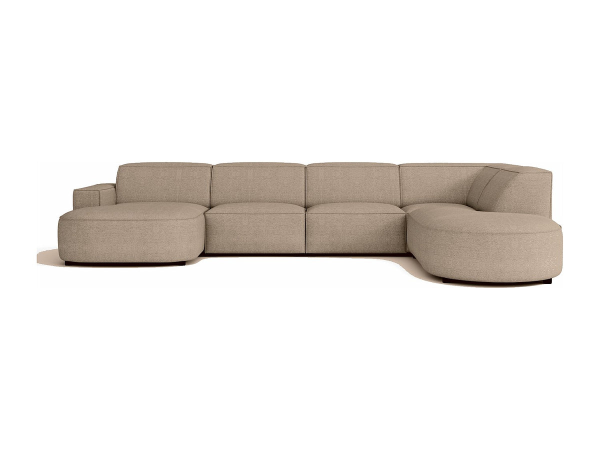 Angle pour canapé modulable beige tissu