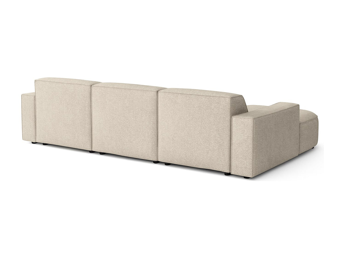 Canapé modulable beige tissu