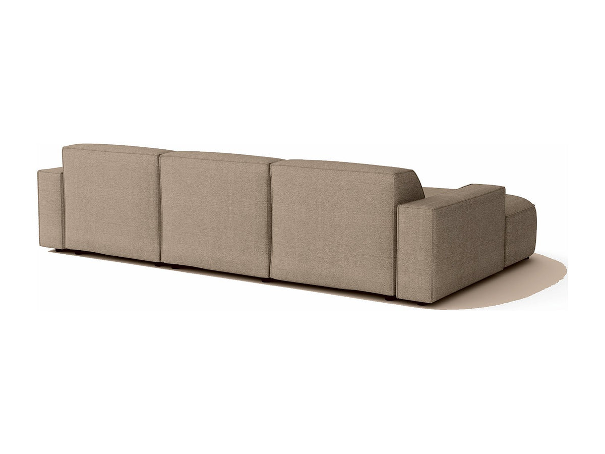 Canapé modulable beige tissu