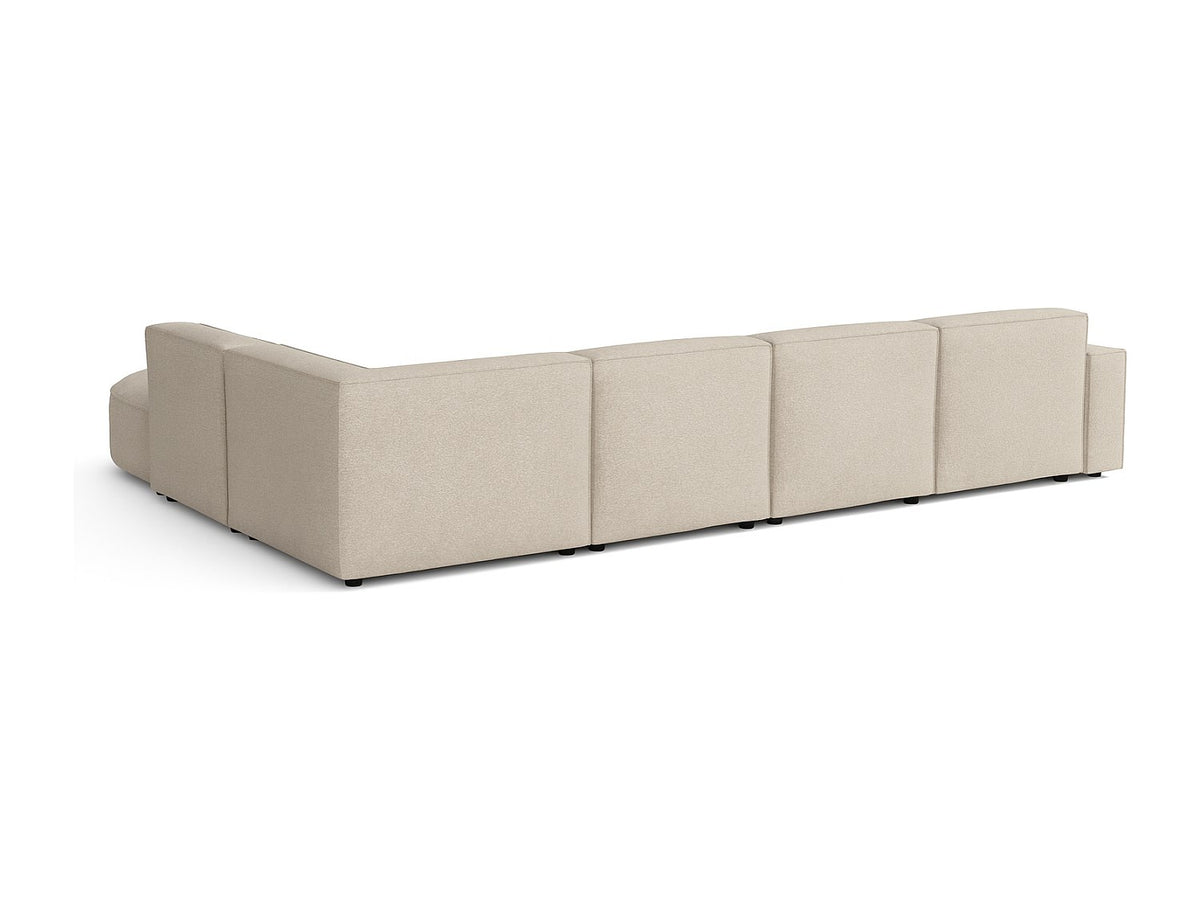 Angle pour canapé modulable beige tissu