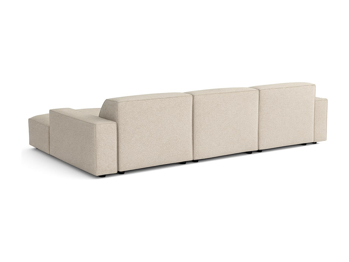 Canapé modulable beige tissu